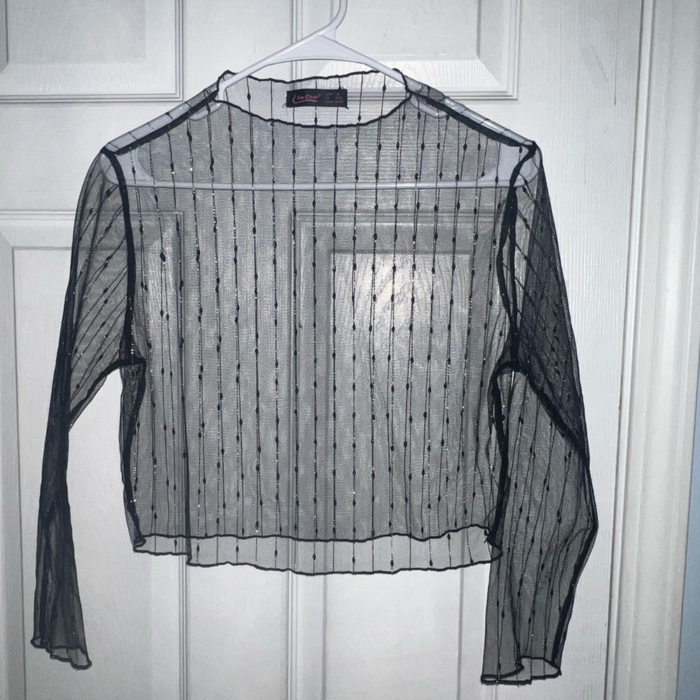 Elia-cher sheer top